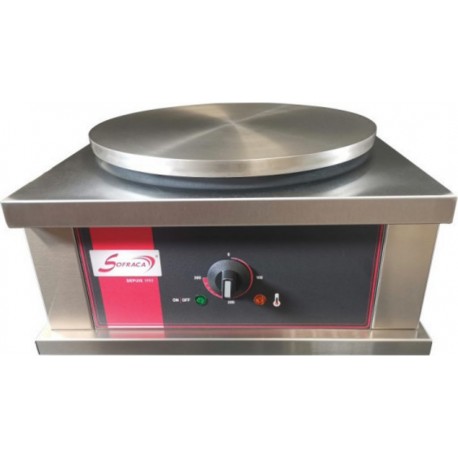 Crêpière electrique carrée à usage intensif - ø 400 mm - sofraca - 470488245