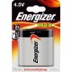 Energizer Max pile plate 4,5V alcaline 3LR 12 3LR12 (lot de 4)