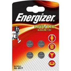 Energizer Alkaline 4 piles boutons 1,5V LR44/A76 (lot de 2 soit 8 piles)