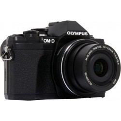 Olympus Appareil Photo Hybride OM-D E-M10 Mark III + 14-42mm Noir EM10